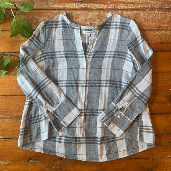 Madewell flannel button-up - Picture 1 of 5